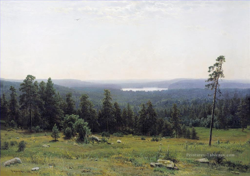 les horizons forestiers 1884 paysage classique Ivan Ivanovitch Peintures à l'huile